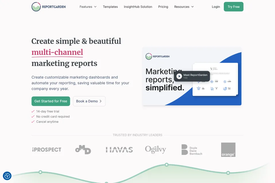 Landing page preview