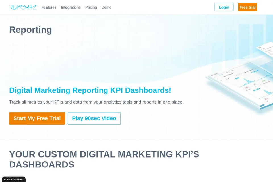 Landing page preview