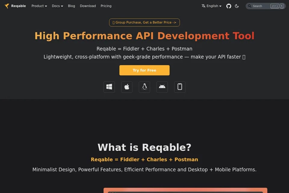 Landing page preview