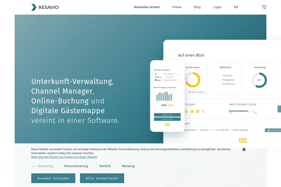 Landing page preview