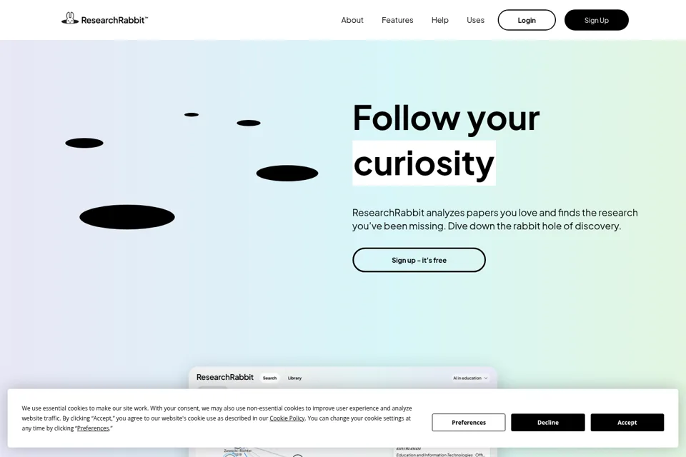 Landing page preview