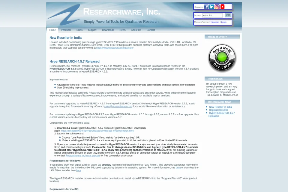 Landing page preview