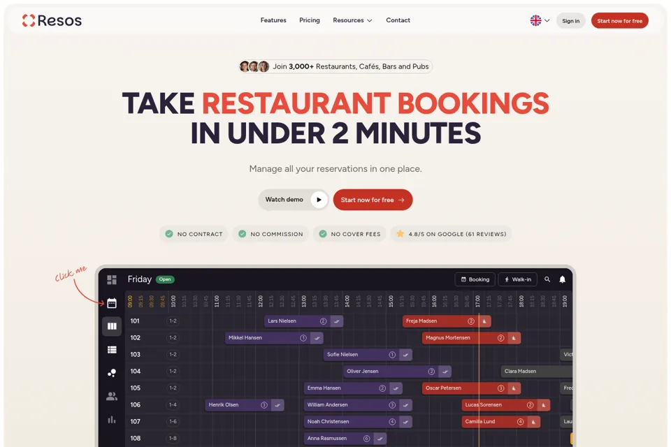 Landing page preview