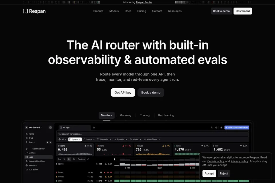 Landing page preview