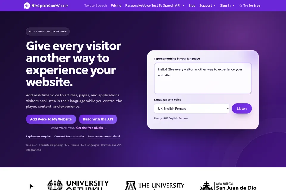 Landing page preview
