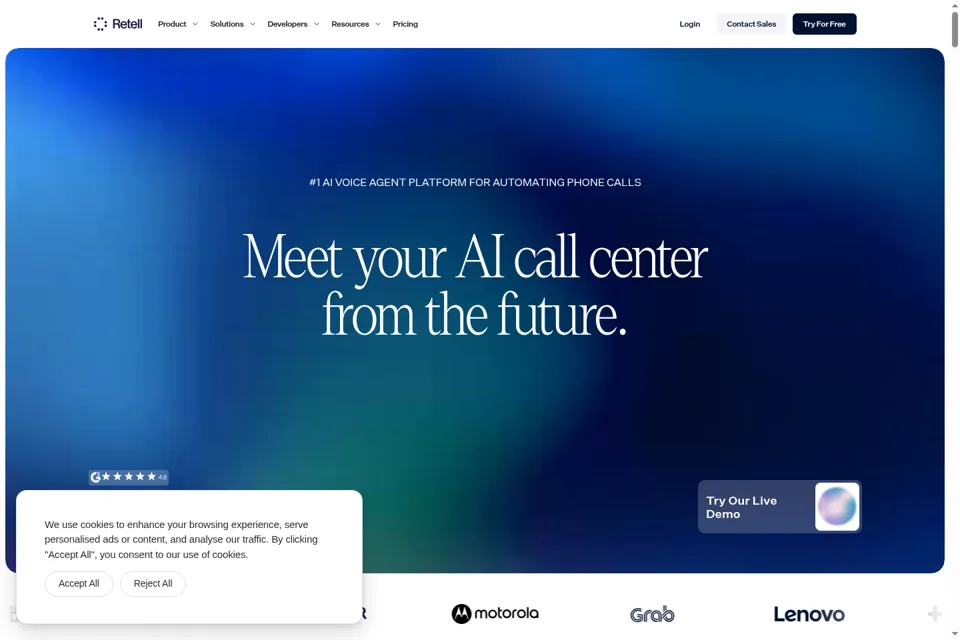 Landing page preview