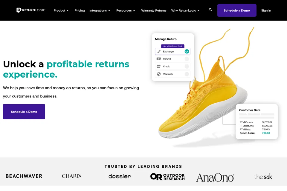 Landing page preview