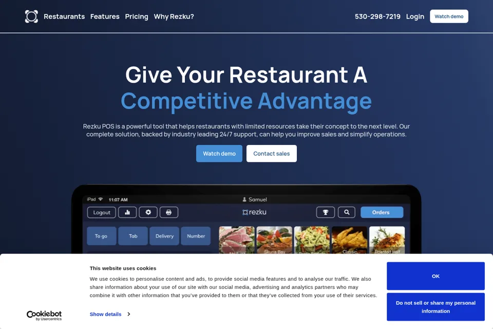 Landing page preview