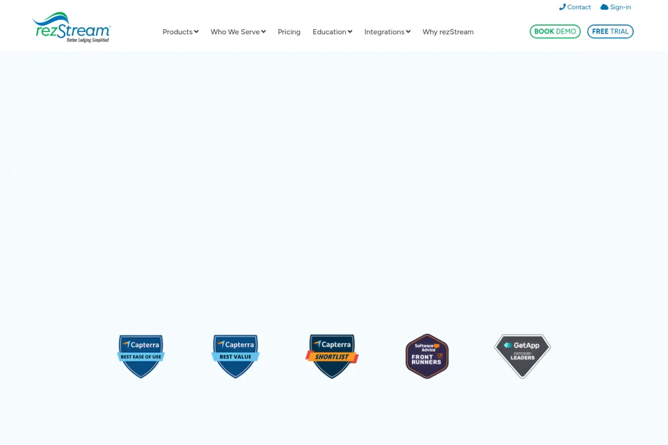Landing page preview