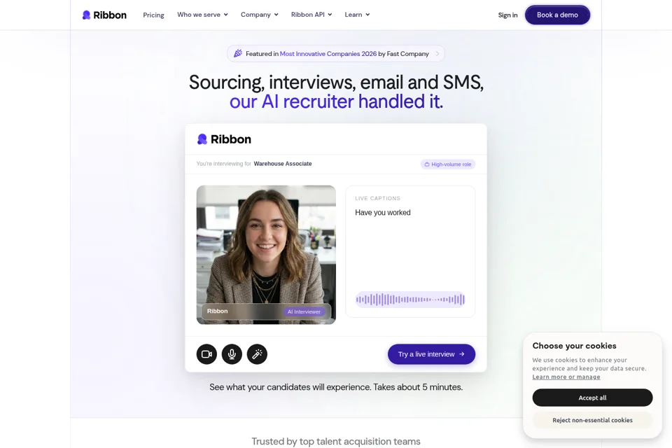 Landing page preview