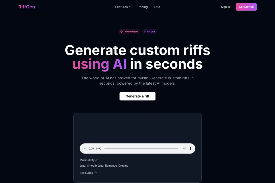 Landing page preview