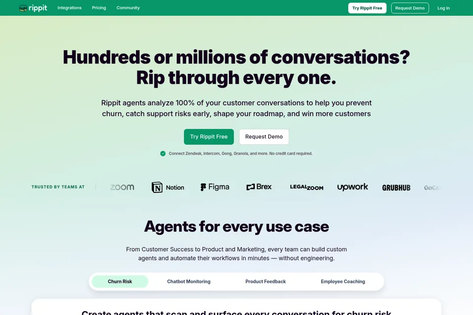 Landing page preview