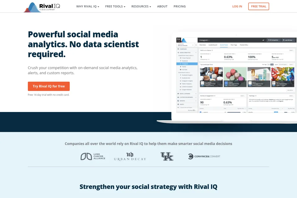 Landing page preview