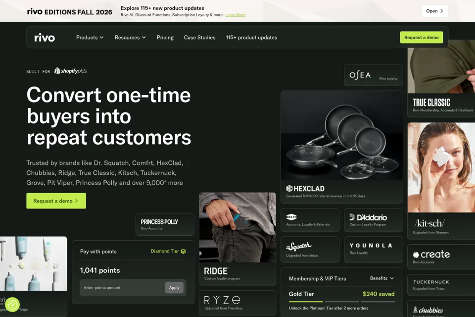 Landing page preview