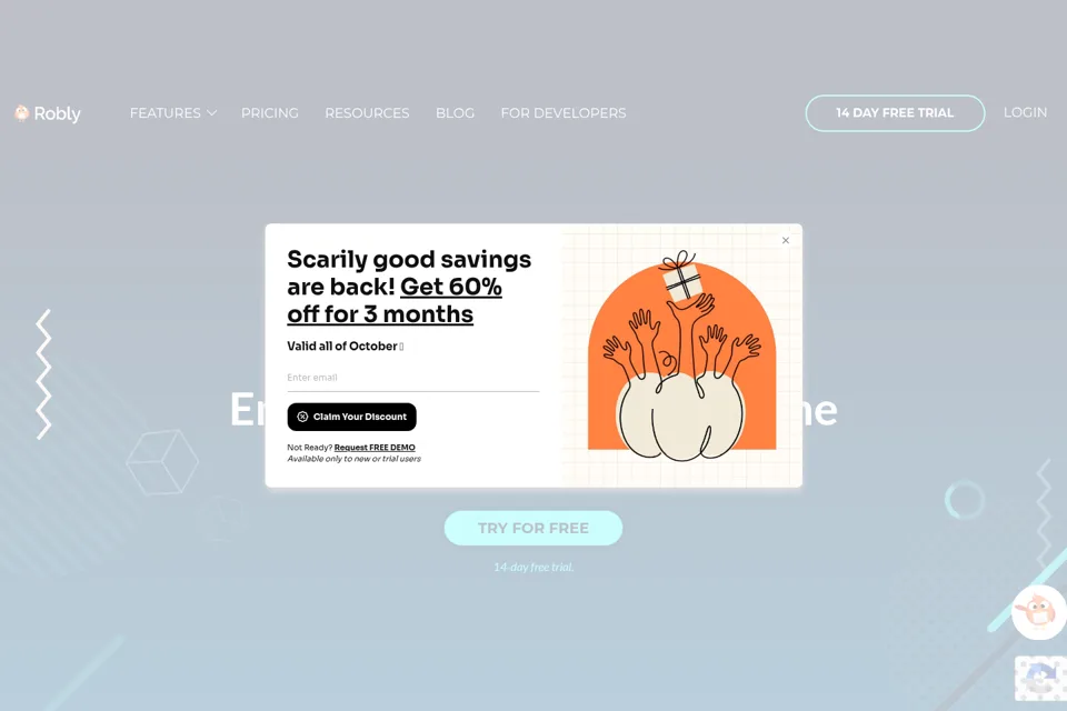 Landing page preview