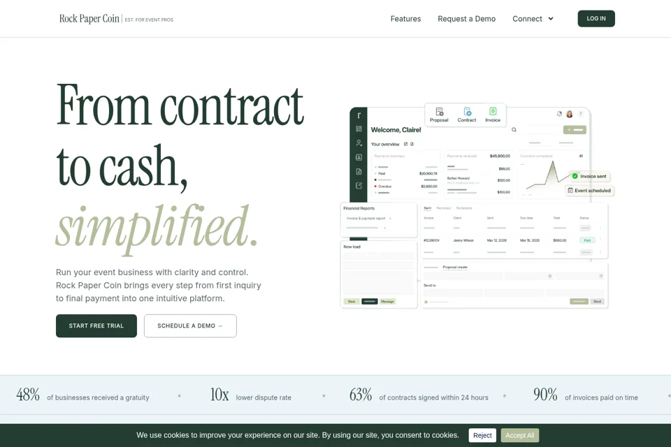 Landing page preview