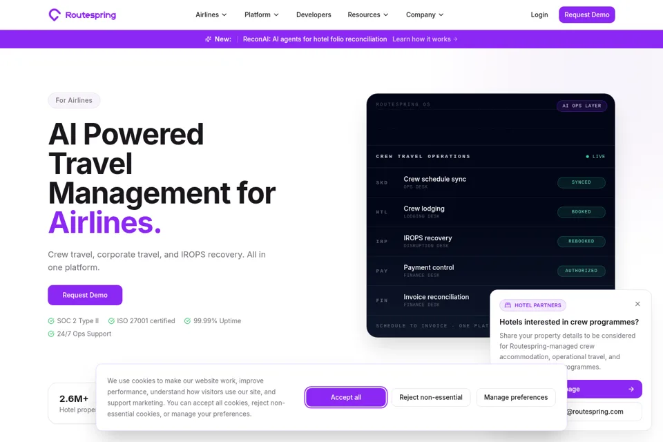 Landing page preview