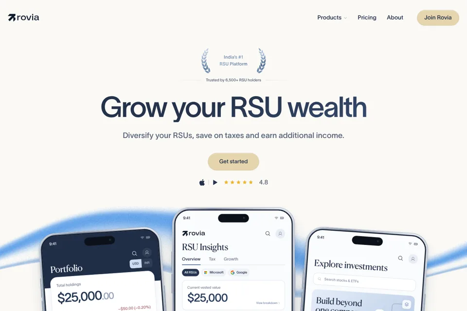 Landing page preview