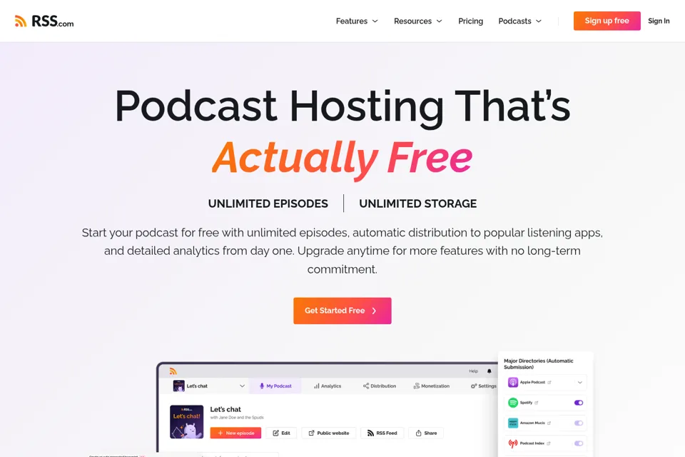 Landing page preview