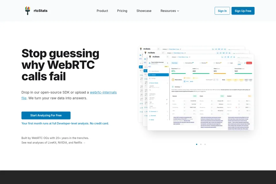 Landing page preview