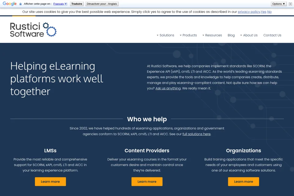 Landing page preview