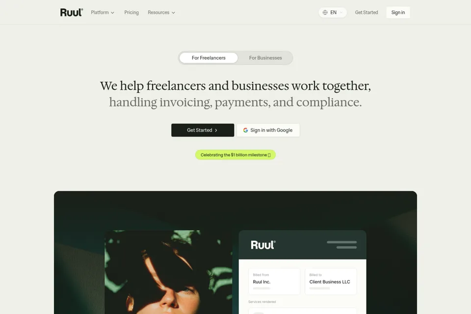 Landing page preview
