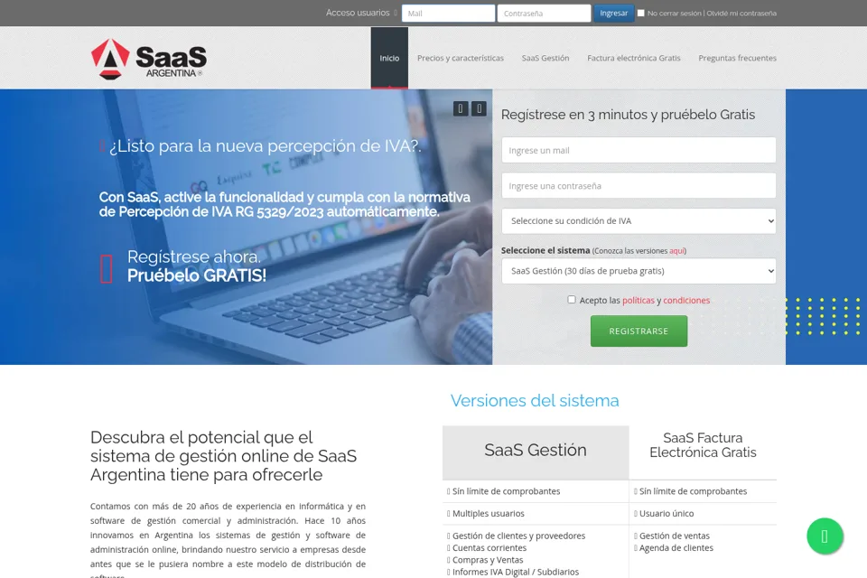 Landing page preview