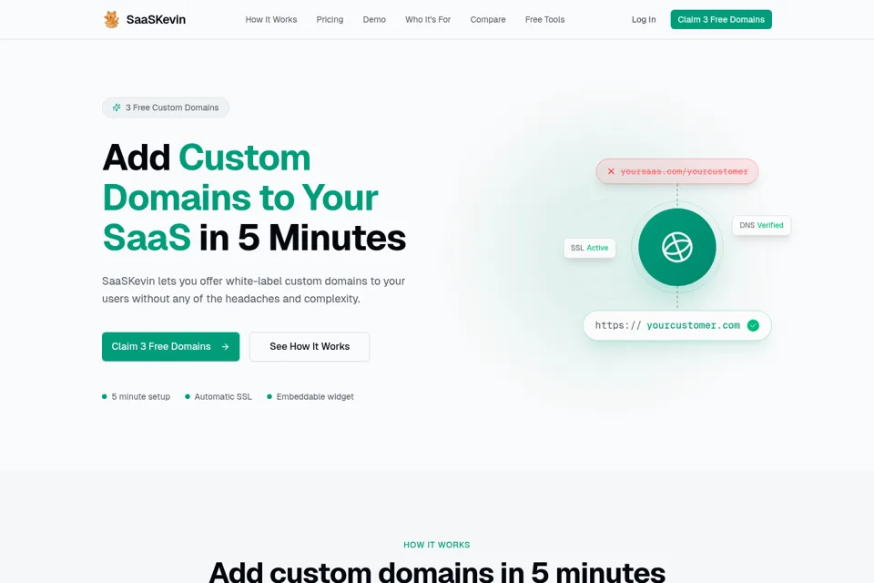Landing page preview