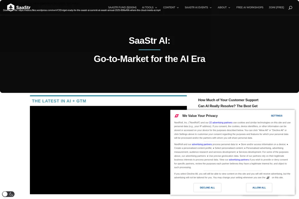 Landing page preview