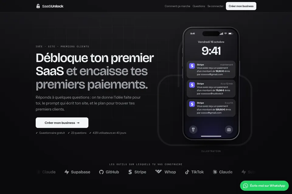 Landing page preview