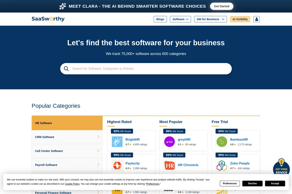 Landing page preview