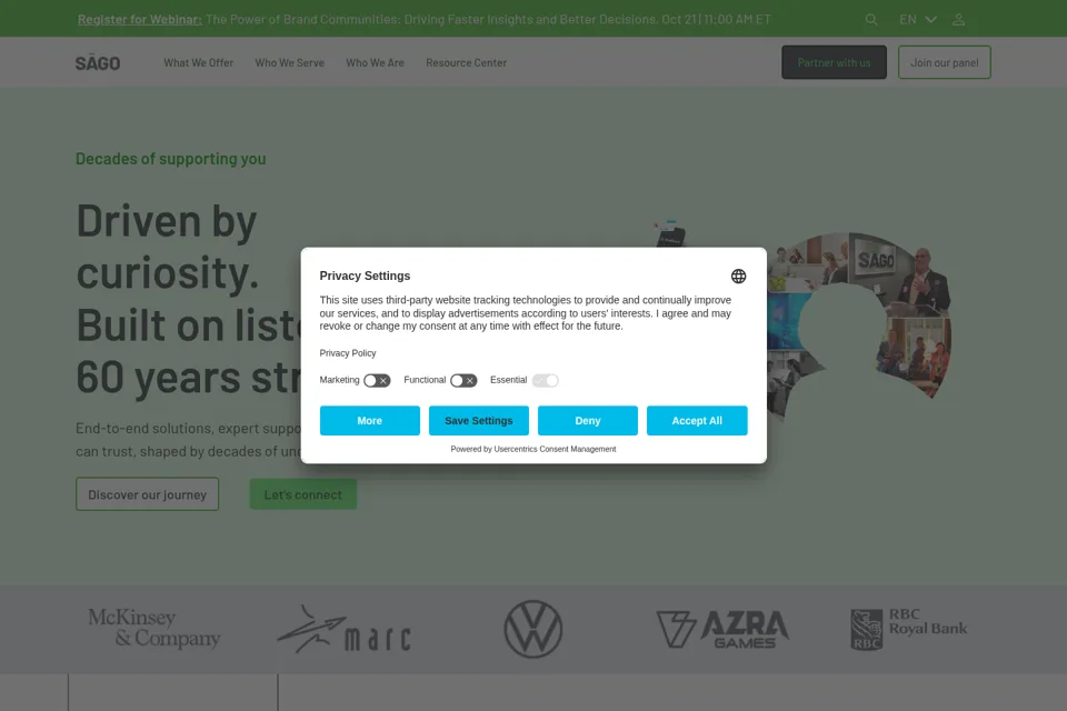 Landing page preview