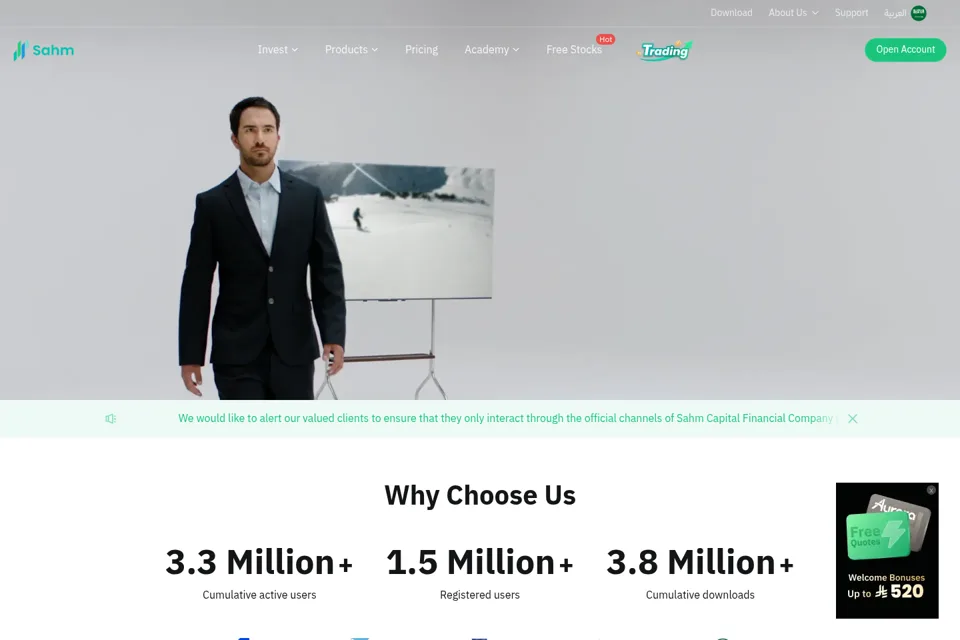 Landing page preview