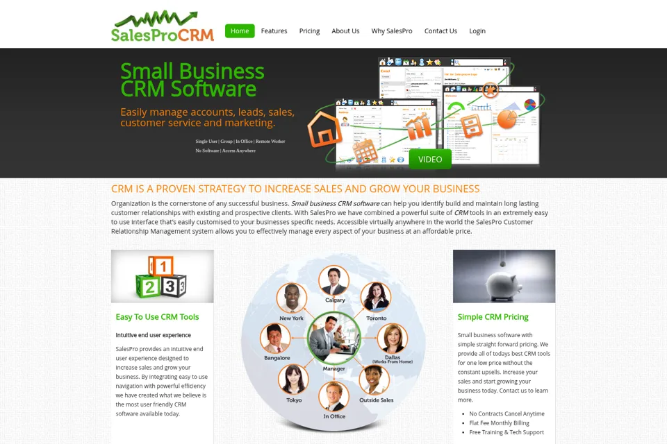 Landing page preview