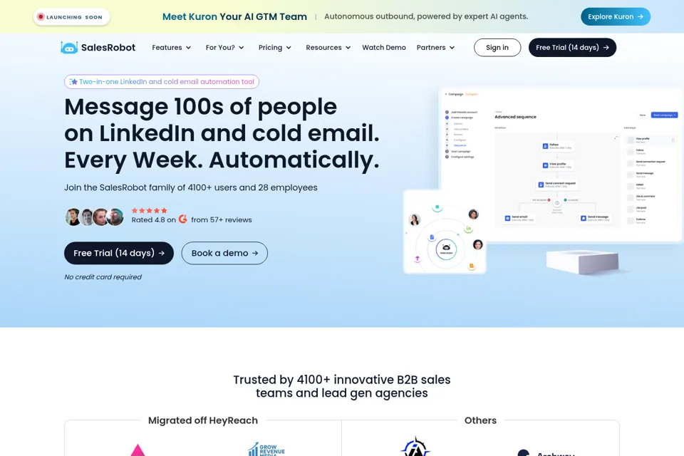 Landing page preview
