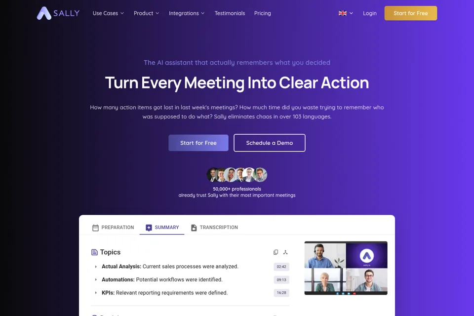 Landing page preview