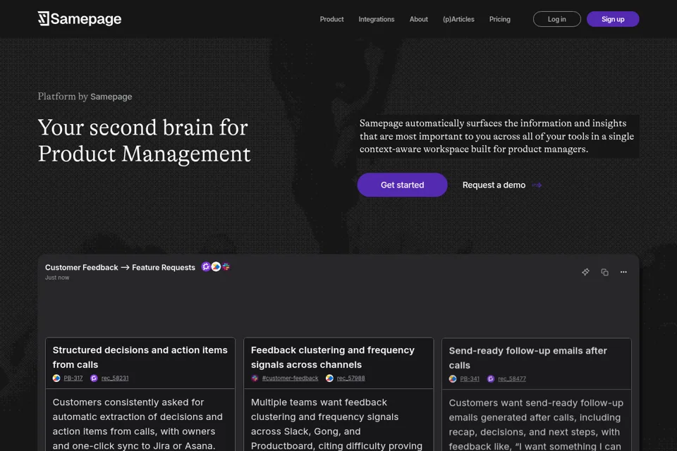 Landing page preview