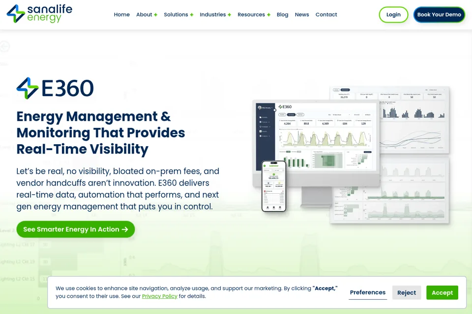 Landing page preview