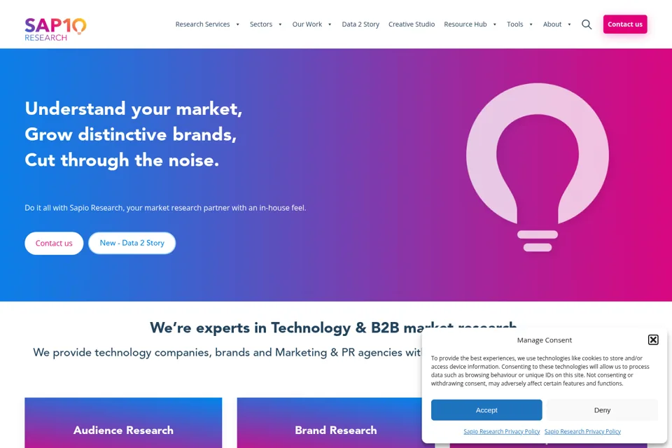 Landing page preview