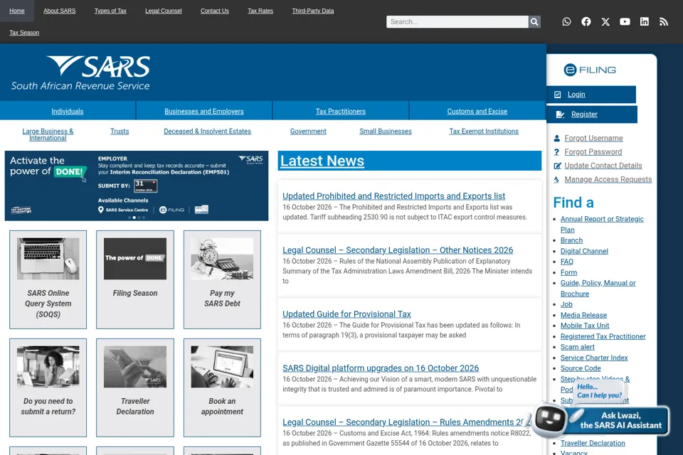 Landing page preview