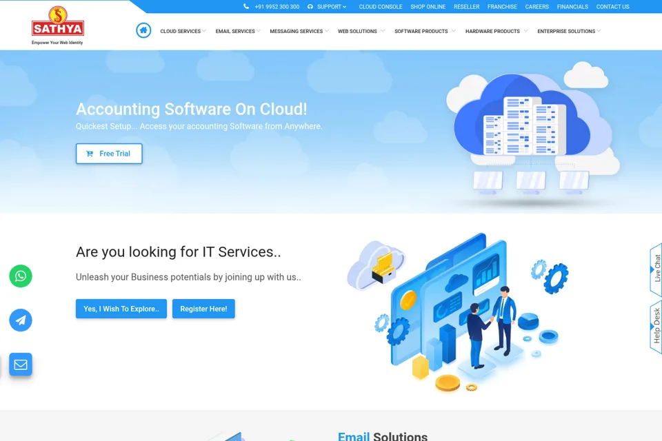 Landing page preview