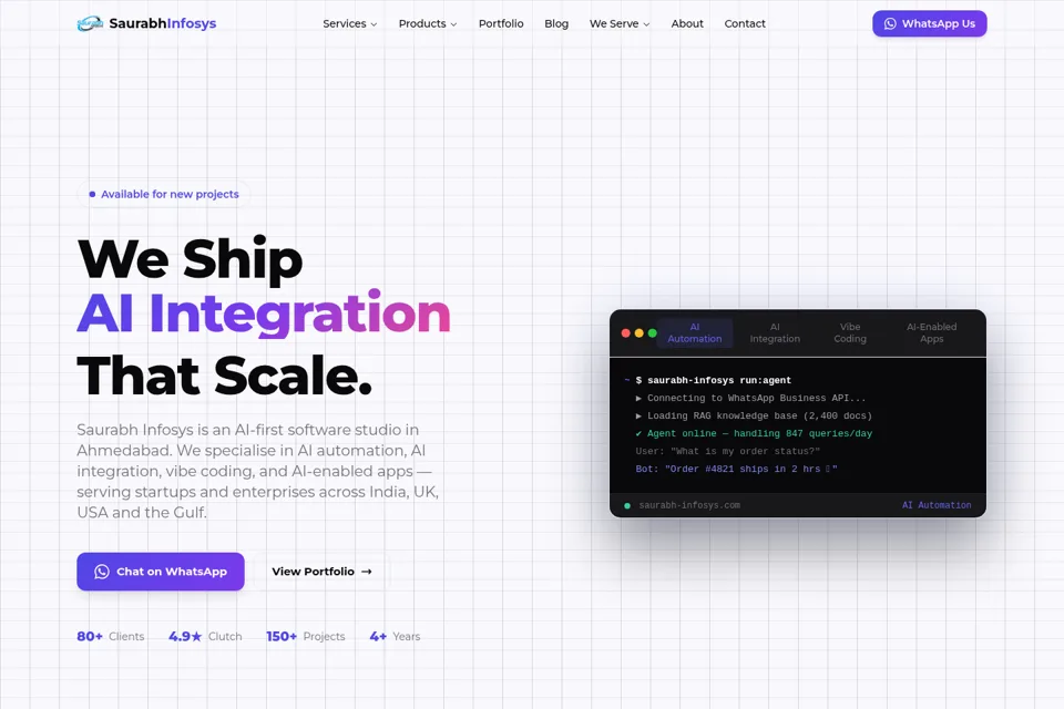 Landing page preview