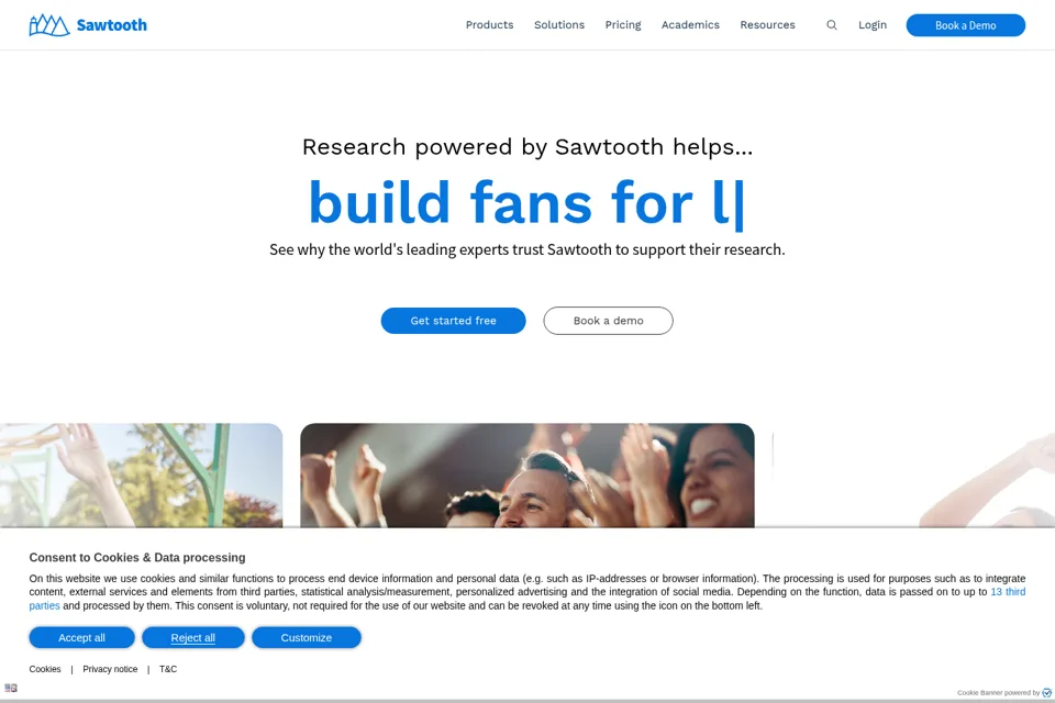 Landing page preview