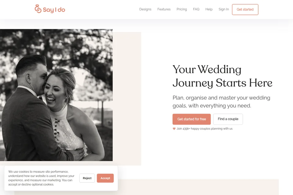 Landing page preview
