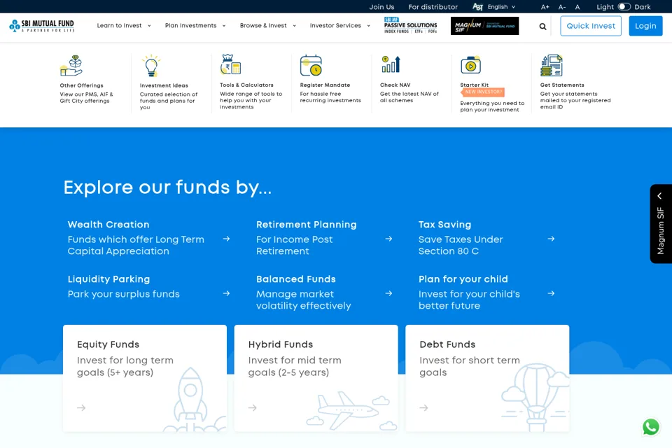 Landing page preview