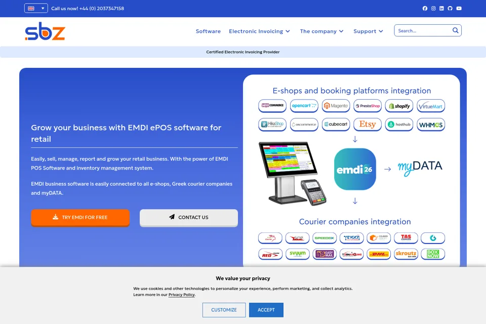 Landing page preview