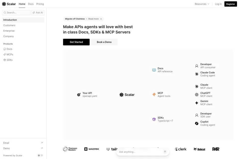 Landing page preview