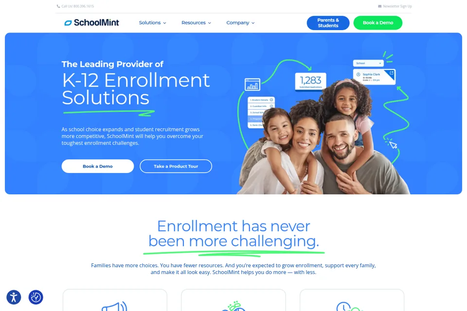Landing page preview
