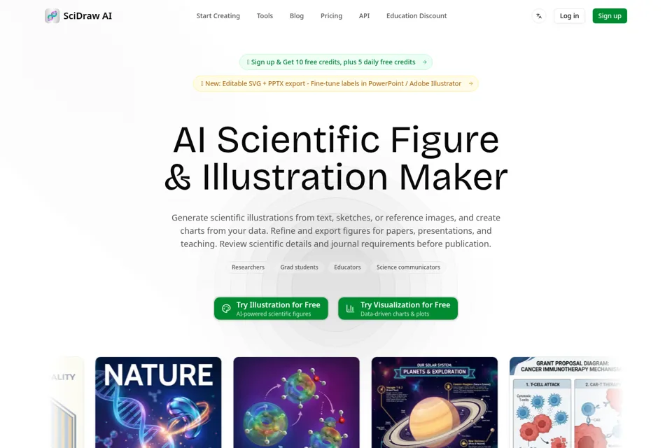 Landing page preview