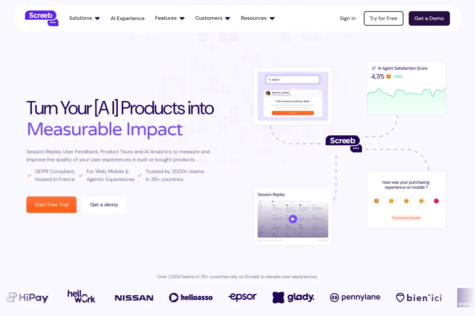 Landing page preview